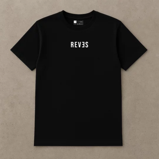 Camiseta Revés - Negra